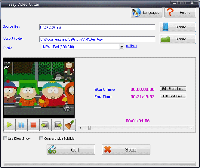 Easy Video Cutter 2.3.462 screenshot